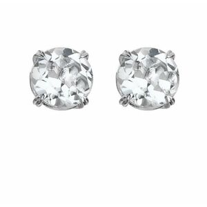 Hot Diamonds Hot Diamonds Gyengéd ezüst fülbevaló topázzal és gyémántokkal Tender DE728 kép