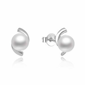 Beneto Beneto Elegáns ezüst gyöngy fülbevaló AGUP2668P kép