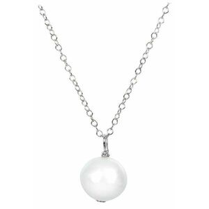 JwL Luxury Pearls JwL Luxury Pearls Eredeti fehér gyöngy ezüst láncon JL0087 (lánc, medál) kép