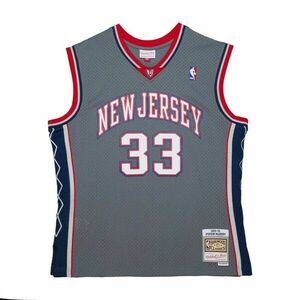 Mitchell & Ness New Jersey Nets #33 Stephon Marbury Alternate Jersey grey kép