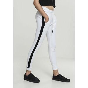 Urban Classics Ladies Interlock Joggpants white/black kép