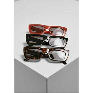 Urban Classics Sunglasses Sanremo 3-Pack black/red/amber kép