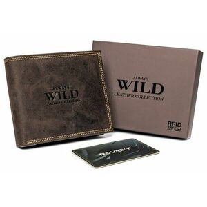 Elegáns barna pénztárca Wild kép