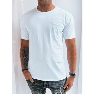 LegyFerfi Kényelmes fehér zsebes póló kép