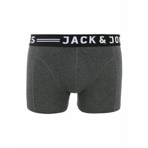 JACK & JONES Boxeralsók 'Sense' sötétszürke / fekete / fehér kép