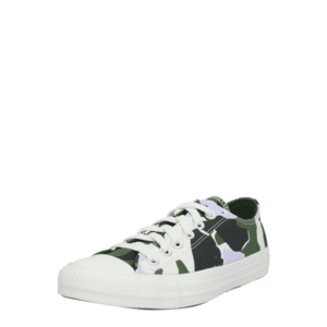 CONVERSE Rövid szárú sportcipők zöld / fehér kép