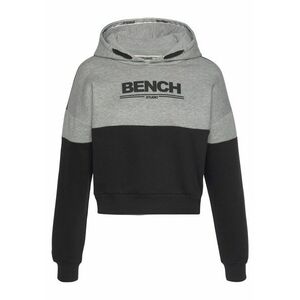 BENCH Tréning póló szürke melír / fekete kép