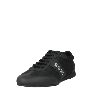 BOSS Black Rövid szárú sportcipők fekete / fehér kép