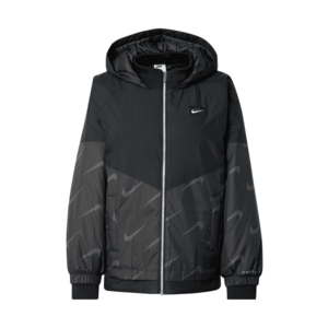 Nike Sportswear Átmeneti dzseki szürke / sötétszürke / fekete / fehér kép
