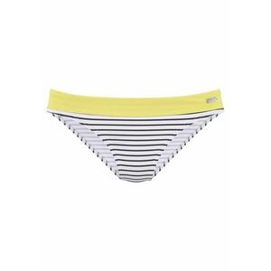 VENICE BEACH Bikini nadrágok sárga / fekete / fehér kép