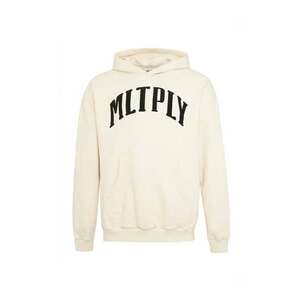 Multiply Apparel Tréning póló 'Embroidery' világos bézs / fekete / fehér kép