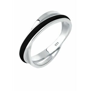 ELLI Gyűrűk fekete / ezüst kép
