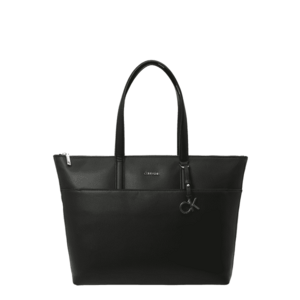 Calvin Klein Shopper táska 'Must' fekete / ezüst kép