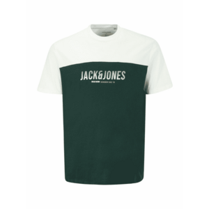 Jack & Jones Plus Póló sárga / fenyő / fehér kép