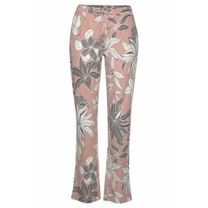 LASCANA Pizsama nadrágok taupe / fáradt rózsaszín / fehér kép