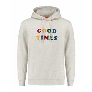 Shiwi Tréning póló 'Good Times' kék / szürke melír / zöld / narancs kép