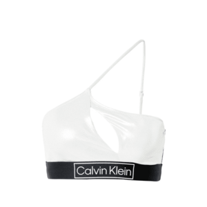 Calvin Klein Swimwear Bikini felső ezüstszürke / fekete kép