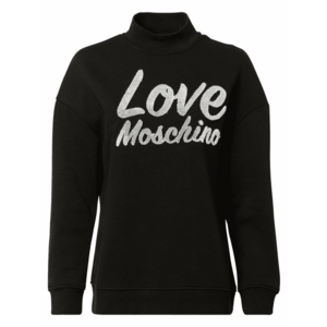 Love Moschino Tréning póló 'FELPA' fekete / fehér kép