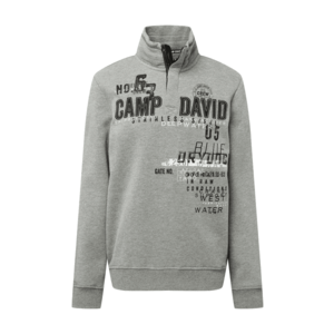 CAMP DAVID Tréning póló szürke / fekete / fehér kép