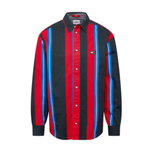 Tommy Jeans Ing kék / rikító piros / fekete / fehér kép