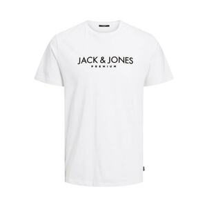 JACK & JONES Póló 'Blajake' fekete / fehér kép