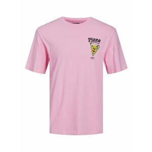 JACK & JONES Póló 'Taco' sárga / világos-rózsaszín / fekete / fehér kép