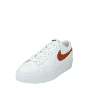Nike Sportswear Rövid szárú sportcipők 'Blazer' rozsdavörös / fehér kép