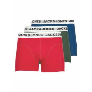 JACK & JONES Boxeralsók sötétkék / khaki / világospiros / fehér kép