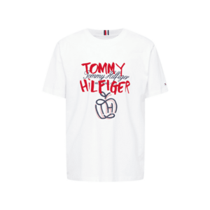 TOMMY HILFIGER Póló 'POP' tengerészkék / piros / fehér kép