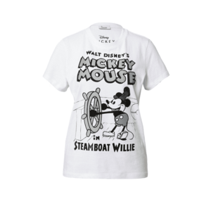 PRINCESS GOES HOLLYWOOD Póló 'Mickey Old' szürke / fekete / fehér kép