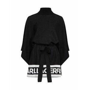Karl Lagerfeld Oversize pulóver fekete / fehér kép