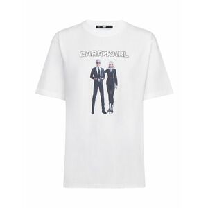 Karl Lagerfeld Póló bézs / fekete / fehér kép