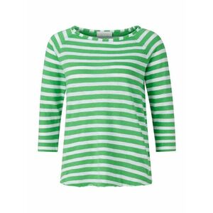 Zöld-fehér női pamut póló kép