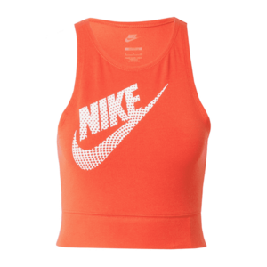 Nike Sportswear Top narancsvörös / fehér kép