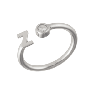 Singularu Gyűrűk 'Custom Letter' ezüst kép