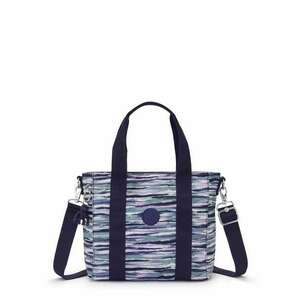 KIPLING Shopper táska 'Asseni' sötétkék / menta / világos-rózsaszín / fehér kép