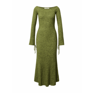 EDITED Kötött ruhák 'Stefanie' citromzöld / fekete kép