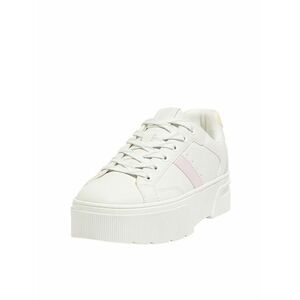 Pull&Bear Rövid szárú sportcipők pasztell-rózsaszín / fehér kép