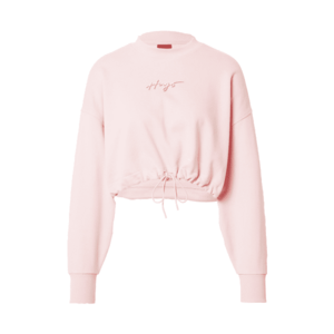 HUGO Tréning póló világos-rózsaszín / fehér kép