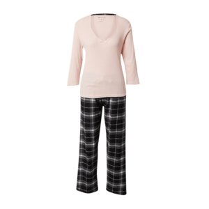 Dorothy Perkins Pizsama világosszürke / pasztell-rózsaszín / fekete kép