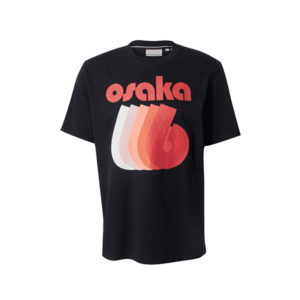 Superdry Póló 'Osaka' őszibarack / piros / fekete / fehér kép