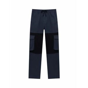 Pull&Bear Cargo nadrágok kék / fekete kép