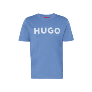 HUGO Póló 'Dulivio' világoskék / fehér kép
