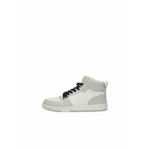 Pull&Bear Magas szárú sportcipők szürke / fehér kép