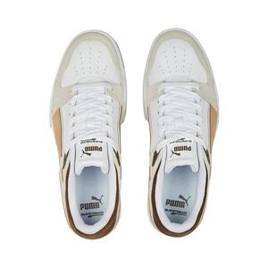 PUMA Rövid szárú sportcipők 'Slipstream Cord' barna / világosszürke / fehér kép
