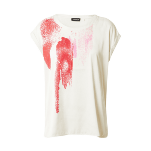 TAIFUN Póló krém / rózsaszín / vérvörös / fehér kép