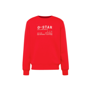 G-Star RAW Tréning póló szürke / rikító piros / fehér kép