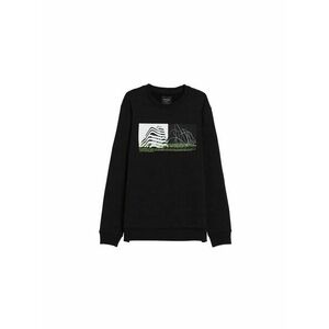 Bershka Tréning póló zöld / fekete / fehér kép