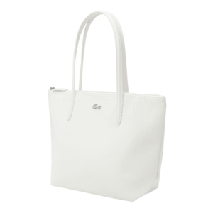 LACOSTE Shopper táska 'Concept' zöld / sötétvörös / fekete / fehér kép