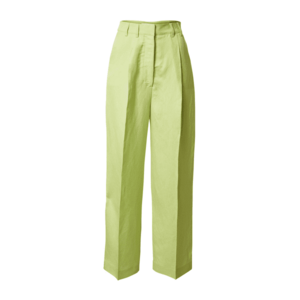 EDITED Élére vasalt nadrágok 'Kaj' citromzöld kép